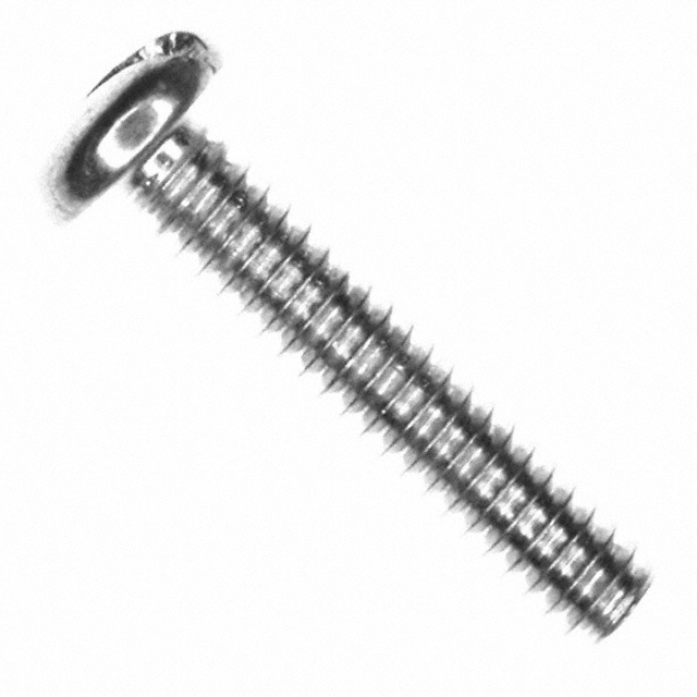 #6-32 Pan Head Machine Screw Slotted Drive Steel